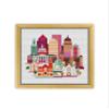 Rochester K951 Counted Cross Stitch KIT#3. Threads, Needles, Fabric, Embroidery Hoop and Printed Color Pattern Inside. Embroidery Pattern view 2