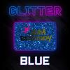 ESSMO Royal Blue Glitter Heat Transfer Vinyl HTV Sheet T-Shirt 20" Wide Iron On Heat Press 20"x72" view 3