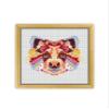 Badger K1125 Counted Cross Stitch KIT#3. Threads, Needles, Fabric, Embroidery Hoop and Printed Color Pattern Inside. Embroidery Pattern view 2