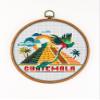 Guatemala K1134 Counted Cross Stitch KIT#2. Threads, Needles, Fabric, Clippers, Needle Threader and Printed Pattern Inside. Embroidery Pattern Kit view 1