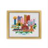 Knoxville K1199 Counted Cross Stitch KIT#3. Threads, Needles, Fabric, Embroidery Hoop and Printed Color Pattern Inside. Embroidery Pattern view 2