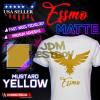 ESSMO Mustard Yellow Matte Solid Heat Transfer Vinyl HTV Sheet T-Shirt 20" Wide Iron On Heat Press 20"x36" view 1
