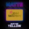 ESSMO Mustard Yellow Matte Solid Heat Transfer Vinyl HTV Sheet T-Shirt 20" Wide Iron On Heat Press 20"x36" view 2