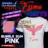 ESSMO Bubble Gum Pink Matte Solid Heat Transfer Vinyl HTV Sheet T-Shirt 20" Wide Iron On Heat Press 20"x84" view 1