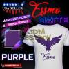 ESSMO Purple Matte Solid Heat Transfer Vinyl HTV Sheet T-Shirt 20" Wide Iron On Heat Press 20"x108" view 1
