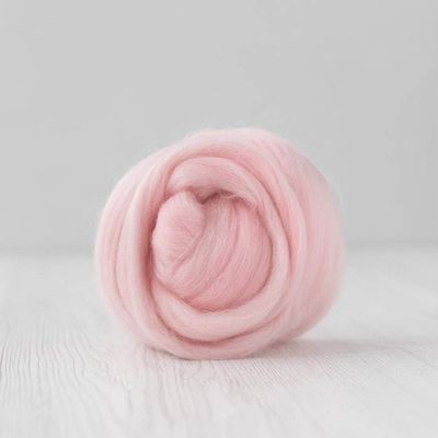 Wool Roving - Extra Fine Merino - Wet Nuno Needle Felting - Spinning - Knitting - Weaving - Carding - Pink Purple Palette - 100g/3.5oz - Classic Collection DHG (Powder)
