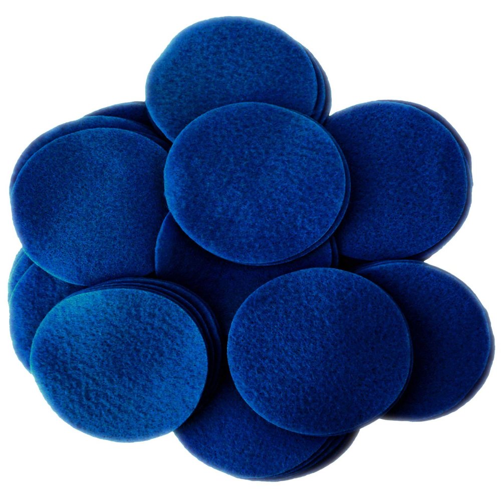 Playfully Ever After Navy Blue Craft Felt Circles (3 Inch - 30pc)