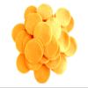 Playfully Ever After Mac & Cheese Orange Craft Felt Circles (5 Inch - 18pc) view 1