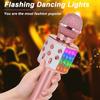 Bluetooth Karaoke Microphone Wireless: Karaoke Mic with Led Lights for Adults Kids Singing - Perfect Toys for Girls Birthday Gifts view 4