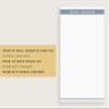 Personalized Notepads for Men, Dusty Blue Modern Letter Writing Paper, Lined or Unlined, Available in 3 Sizes (Small, Medium or Large) view 2