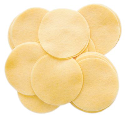 Playfully Ever After Buttercream Yellow Craft Felt Circles (5 Inch - 18pc)