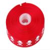 100 Yards - 5/8" Red Skull Reflective Ribbon view 1