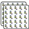50 PCs Simple Religious Praying Hands and Glass Window Mosaic 1" Stickers Decals Laptop Notebook Phone Waterproof Vinyl Trendy view 1