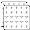 50 PCs Delicate Black and White Mandala Lotus 1" Stickers Decals Laptop Notebook Phone Waterproof Vinyl Trendy view 1