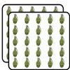 50 PCs Cool Green Grenade with Skull Shape 1" Stickers Decals Laptop Notebook Phone Waterproof Vinyl Trendy view 1