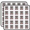 50 PCs Born to Ride Biker Skull and Helmet Icon 1" Stickers Decals Laptop Notebook Phone Waterproof Vinyl Trendy view 1