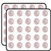 50 PCs Simple Baby Shower Stork Delivery Icon - It's a Girl 1" Stickers Decals Laptop Notebook Phone Waterproof Vinyl Trendy view 1