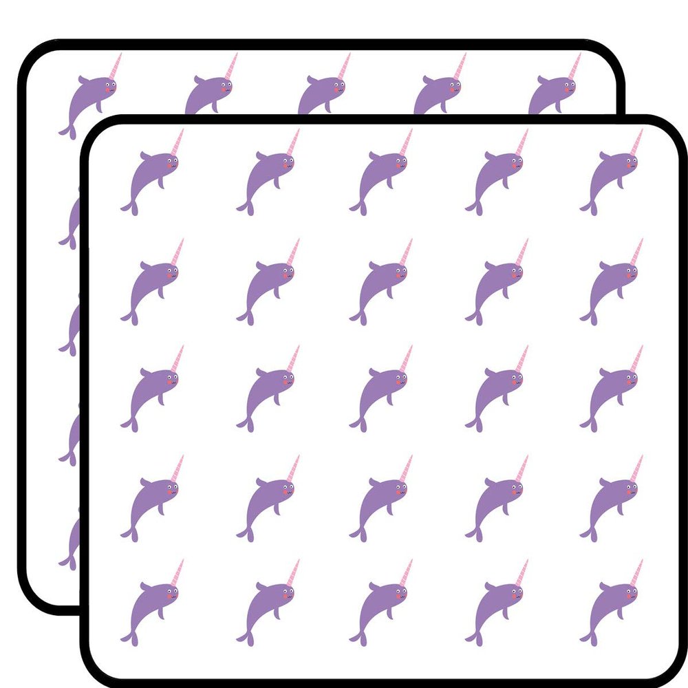 50 PCs Fun Colorful Rainbow Fantasy Unicorn 1" Stickers Decals Laptop Notebook Phone Waterproof Vinyl Trendy