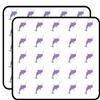 50 PCs Fun Colorful Rainbow Fantasy Unicorn 1" Stickers Decals Laptop Notebook Phone Waterproof Vinyl Trendy view 1