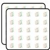 50 PCs Pretty Rainbow Ombre Bonjour Paris Icon 1" Stickers Decals Laptop Notebook Phone Waterproof Vinyl Trendy view 1