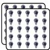 50 PCs Cool Galaxy Ocean Waves in Light Bulb 1" Stickers Decals Laptop Notebook Phone Waterproof Vinyl Trendy view 1
