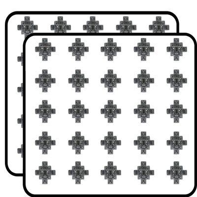 50 PCs Cool Ancient Stone Face Artifact Icon 1" Stickers Decals Laptop Notebook Phone Waterproof Vinyl Trendy