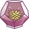 50 PCs Pretty Succulent Desert Plant in Purple Crystal Vase 1" Stickers Decals Laptop Notebook Phone Waterproof Vinyl Trendy view 2