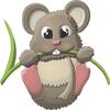 50 PCs Cute Adorable Kawaii Anime Mouse 1" Stickers Decals Laptop Notebook Phone Waterproof Vinyl Trendy view 2