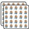 50 PCs Crab Surfing on a Flip Flop Slipper 1" Stickers Decals Laptop Notebook Phone Waterproof Vinyl Trendy view 1