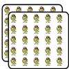 50 PCs Cool Vintage Retro Pirate - Parrot 1" Stickers Decals Laptop Notebook Phone Waterproof Vinyl Trendy view 1