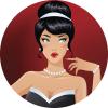 50 PCs Cool Pretty Retro Vintage Elegant Formal Woman Icon 1" Stickers Decals Laptop Notebook Phone Waterproof Vinyl Trendy view 2