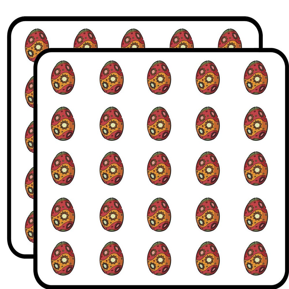 50 PCs Pretty Colorful Boho Egg 1" Stickers Decals Laptop Notebook Phone Waterproof Vinyl Trendy