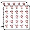 50 PCs Cute Silly Jumping Santa Claus 1" Stickers Decals Laptop Notebook Phone Waterproof Vinyl Trendy view 1