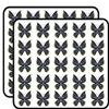 50 PCs Pretty Colorful Rainbow Ombre Mandala Flower Pattern Butterfly 1" Stickers Decals Laptop Notebook Phone Waterproof Vinyl Trendy view 1