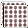 50 PCs Colorful Om Ohm Diwali Mandala Flower Icon 1" Stickers Decals Laptop Notebook Phone Waterproof Vinyl Trendy view 1