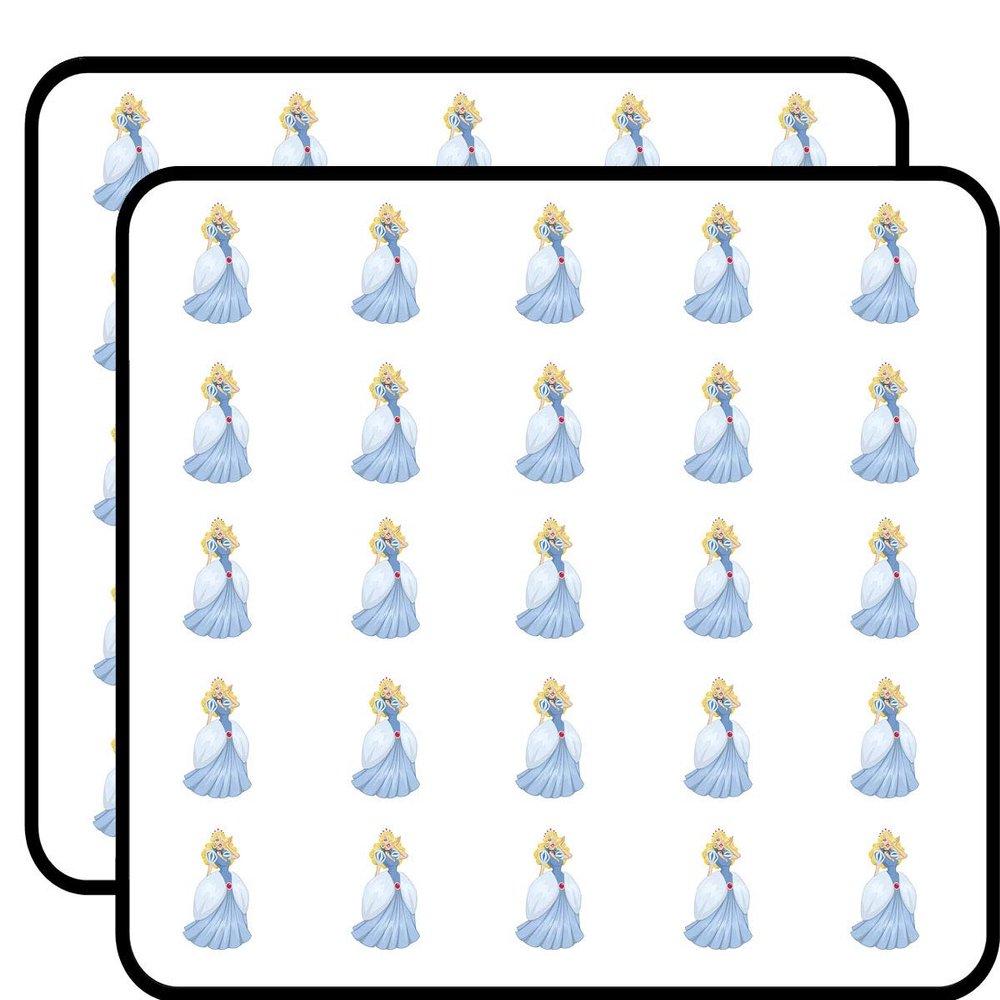 50 PCs Gaudy Blonde Fairytale Princess 1" Stickers Decals Laptop Notebook Phone Waterproof Vinyl Trendy