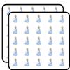 50 PCs Gaudy Blonde Fairytale Princess 1" Stickers Decals Laptop Notebook Phone Waterproof Vinyl Trendy view 1