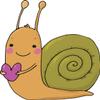 50 PCs Cute Happy Valentine Snail with Heart Icon 1" Stickers Decals Laptop Notebook Phone Waterproof Vinyl Trendy view 2