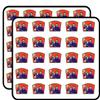 50 PCs Cool Vintage Retro Exterminator Icon 1" Stickers Decals Laptop Notebook Phone Waterproof Vinyl Trendy view 1