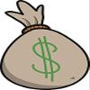 50 PCs Simple Traditional Bag Sack of Cash Money 1" Stickers Decals Laptop Notebook Phone Waterproof Vinyl Trendy view 2