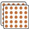 50 PCs Pretty Orange Peony Chrysanthemum Flower 1" Stickers Decals Laptop Notebook Phone Waterproof Vinyl Trendy view 1