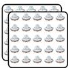50 PCs Cool Cute Pen Sketch Retro Spaceship 1" Stickers Decals Laptop Notebook Phone Waterproof Vinyl Trendy view 1