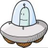 50 PCs Cool Cute Pen Sketch Retro Spaceship 1" Stickers Decals Laptop Notebook Phone Waterproof Vinyl Trendy view 2