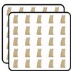 50 PCs Cute Silly Animal - Bear Light Brown Bear 1" Stickers Decals Laptop Notebook Phone Waterproof Vinyl Trendy view 1