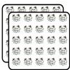 50 PCs Always Be Kind Floral Heart Calligraphy Pen Art Icon 1" Stickers Decals Laptop Notebook Phone Waterproof Vinyl Trendy view 1