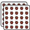 50 PCs Green Red Christmas Holiday Poinsettia Drawing 1" Stickers Decals Laptop Notebook Phone Waterproof Vinyl Trendy view 1