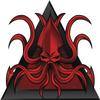 50 PCs Creepy Red Squid in Triangle 1" Stickers Decals Laptop Notebook Phone Waterproof Vinyl Trendy view 2