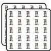 50 PCs Dia De Los Muertos Bride and Groom 1" Stickers Decals Laptop Notebook Phone Waterproof Vinyl Trendy view 1