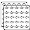 50 PCs Claddagh Two Hands Holding Heart with Crown Icon 1" Stickers Decals Laptop Notebook Phone Waterproof Vinyl Trendy view 1