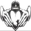 50 PCs Claddagh Two Hands Holding Heart with Crown Icon 1" Stickers Decals Laptop Notebook Phone Waterproof Vinyl Trendy view 2